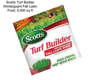 Scotts Turf Builder Winterguard Fall Lawn Food, 5,000 sq ft