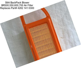 Stihl BackPack Blower BR500,550,600,700 Air Filter Replaces Part# 4282 141 0300