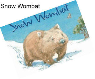 Snow Wombat