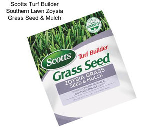 Scotts Turf Builder Southern Lawn Zoysia Grass Seed & Mulch