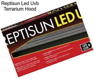 Reptisun Led Uvb Terrarium Hood