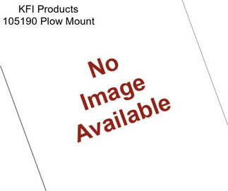 KFI Products 105190 Plow Mount