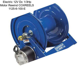 Electric 12V Dc 1/3Hp Motor Rewind COXREELS 1125-6-100-E