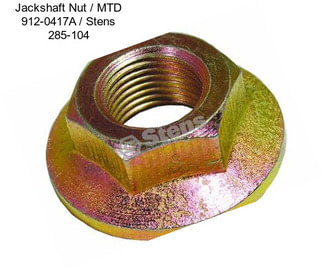 Jackshaft Nut / MTD 912-0417A / Stens 285-104