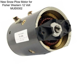 New Snow Plow Motor for Fisher Western 12 Volt MUE6302