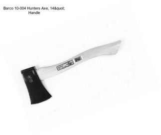 Barco 10-004 Hunters Axe, 14" Handle