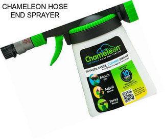 CHAMELEON HOSE END SPRAYER