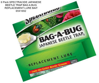 6 Pack SPECTRACIDE JAPANESE BEETLE TRAP BAG A BUG REPLACEMENT LURE BAIT 6541692