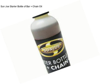 Sun Joe Starter Bottle of Bar + Chain Oil