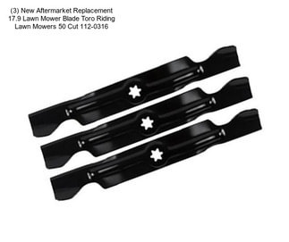 (3) New Aftermarket Replacement 17.9\