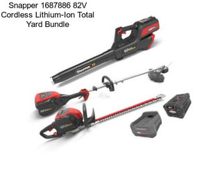 Snapper 1687886 82V Cordless Lithium-Ion Total Yard Bundle