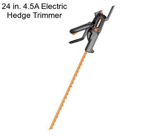 24 in. 4.5A Electric Hedge Trimmer