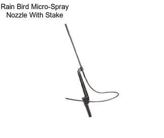 Rain Bird Micro-Spray Nozzle With Stake