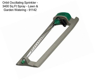 Orbit Oscillating Sprinkler - 3400 Sq Ft Spray - Lawn & Garden Watering - 91142