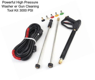 Powerful High Pressure Washer er Gun Cleaning Tool Kit 3000 PSI