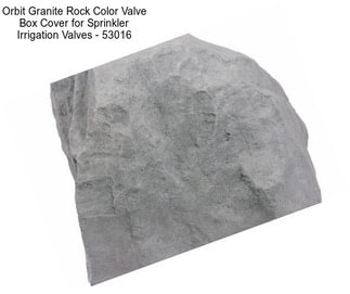 Orbit Granite Rock Color Valve Box Cover for Sprinkler Irrigation Valves - 53016