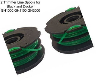 2 Trimmer Line Spools for Black and Decker GH1000 GH1100 GH2000