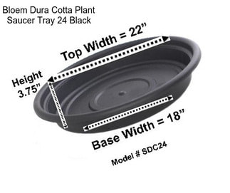 Bloem Dura Cotta Plant Saucer Tray 24\