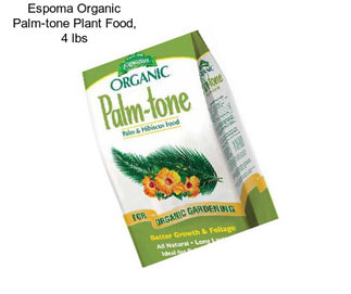 Espoma Organic Palm-tone Plant Food, 4 lbs