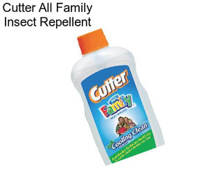 Cutter All Family Insect Repellent