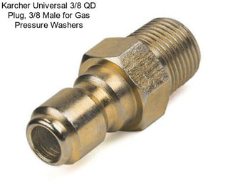 Karcher Universal 3/8 QD Plug, 3/8 Male for Gas Pressure Washers