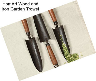 HomArt Wood and Iron Garden Trowel