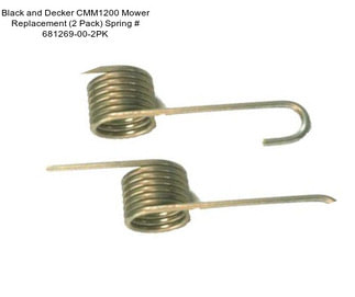 Black and Decker CMM1200 Mower Replacement (2 Pack) Spring # 681269-00-2PK