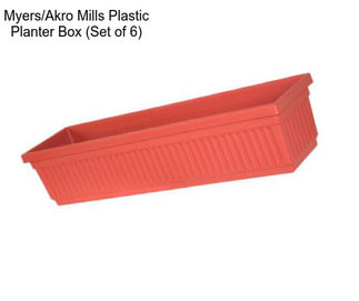 Myers/Akro Mills Plastic Planter Box (Set of 6)