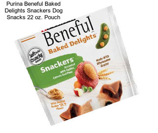 Purina Beneful Baked Delights Snackers Dog Snacks 22 oz. Pouch