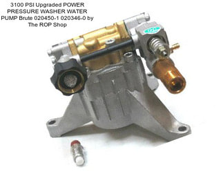 3100 PSI Upgraded POWER PRESSURE WASHER WATER PUMP Brute 020450-1 020346-0 by The ROP Shop