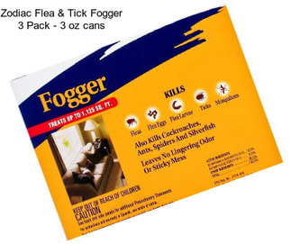 Zodiac Flea & Tick Fogger 3 Pack - 3 oz cans