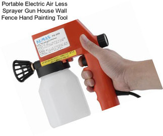 Portable Electric Air Less Sprayer Gun House Wall Fence Hand Painting Tool