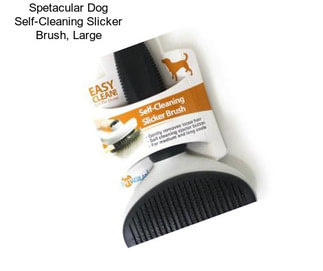 Spetacular Dog Self-Cleaning Slicker Brush, Large