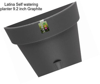 Latina Self watering planter 9.2 inch Graphite