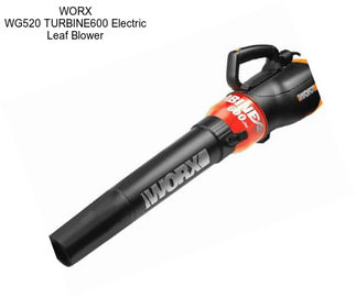 WORX WG520 TURBINE600 Electric Leaf Blower