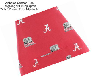 Alabama Crimson Tide Tailgating or Grilling Apron With 9\