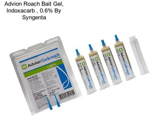 Advion Roach Bait Gel, Indoxacarb , 0.6% By Syngenta