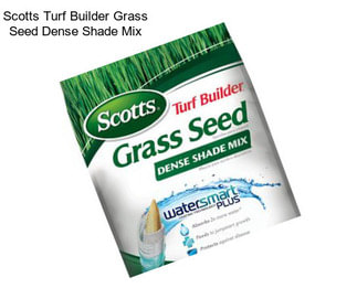Scotts Turf Builder Grass Seed Dense Shade Mix