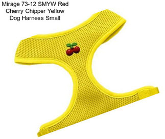 Mirage 73-12 SMYW Red Cherry Chipper Yellow Dog Harness Small