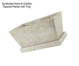 Syndicate Home & Garden Tapered Planter with Tray