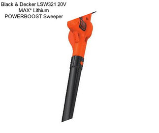 Black & Decker LSW321 20V MAX* Lithium POWERBOOST Sweeper