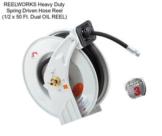 REELWORKS Heavy Duty Spring Driven Hose Reel (1/2\