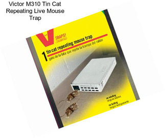 Victor M310 Tin Cat Repeating Live Mouse Trap