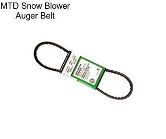 MTD Snow Blower Auger Belt