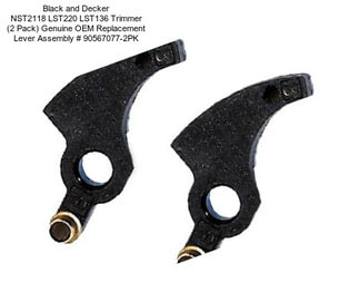 Black and Decker NST2118 LST220 LST136 Trimmer (2 Pack) Genuine OEM Replacement Lever Assembly # 90567077-2PK