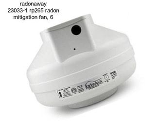 Radonaway 23033-1 rp265 radon mitigation fan, 6\