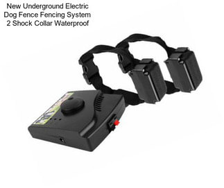 New Underground Electric Dog Fence Fencing System 2 Shock Collar Waterproof