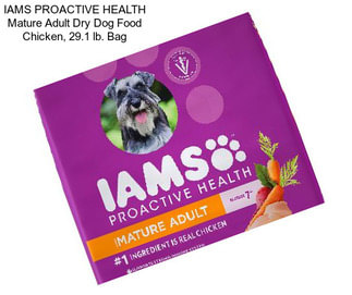 IAMS PROACTIVE HEALTH Mature Adult Dry Dog Food Chicken, 29.1 lb. Bag