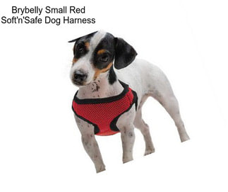 Brybelly Small Red Soft\'n\'Safe Dog Harness