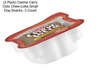 (2 Pack) Canine Carry Outs Chew-Lotta Small Dog Snacks, 2 Count